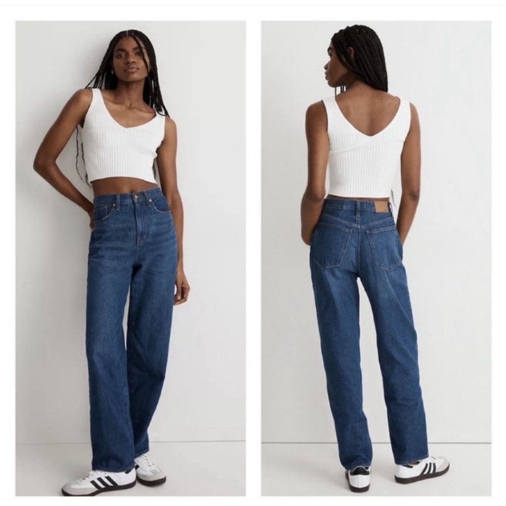 MADEWELL | Baggy Straight Jeans Dark Wash | size 27 standard